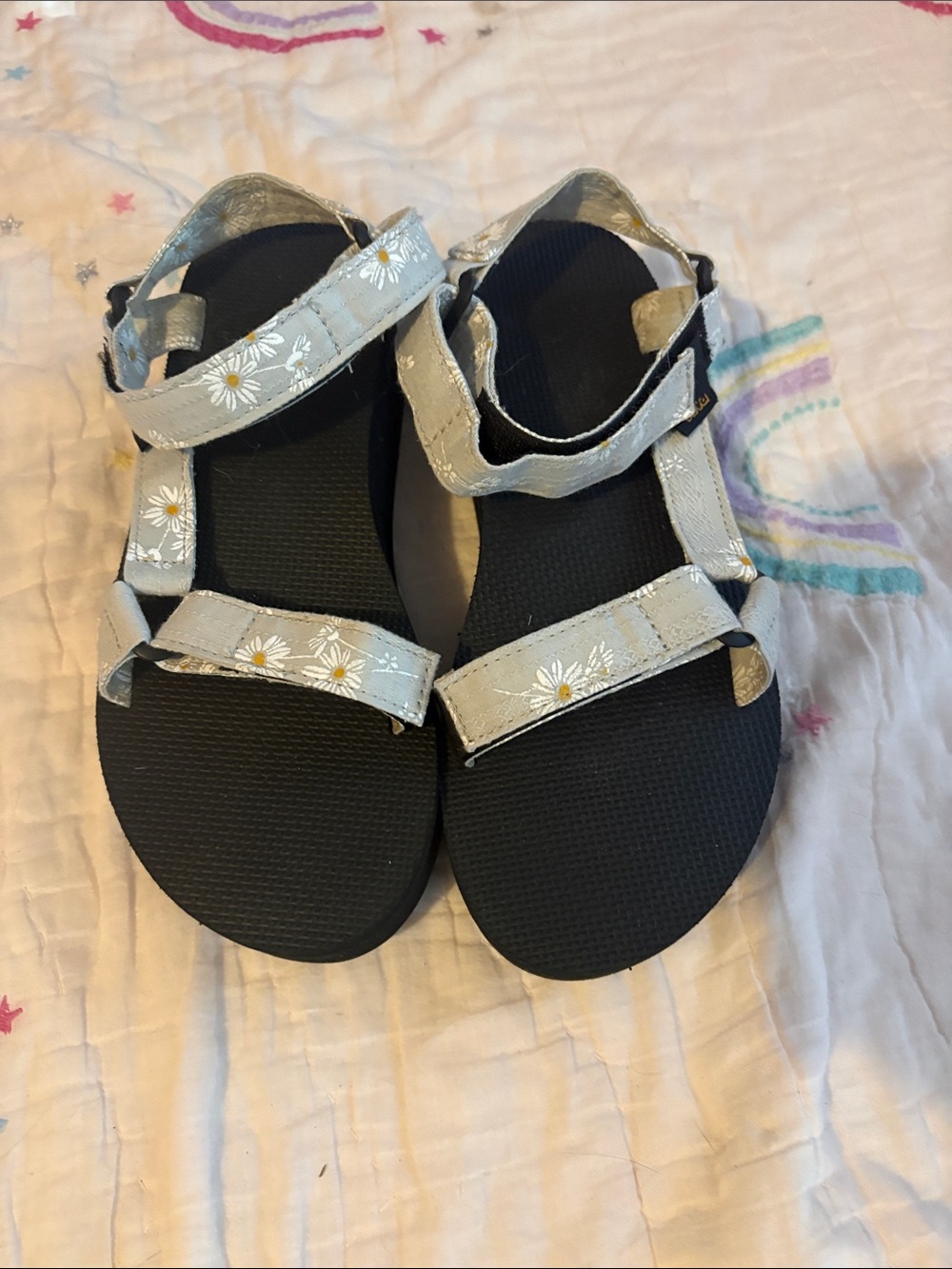 Teva platform sandals size 8